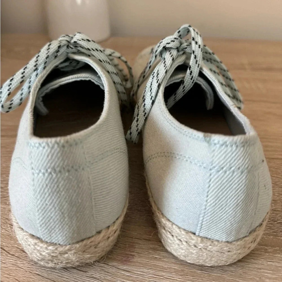 MADDEN GIRL Cannes Flatform Lace-Up Espadrille Sneakers Size 8 - Picture 5 of 8